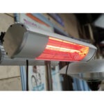 תנור חימום אינפראSUNLIGHT 1500 מוגן מים נורת זהב