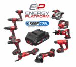 סוללה 20V 2.5Ah בטכנולוגיית Keep Cool + מטען 20V 2.4A במארז - SKIL